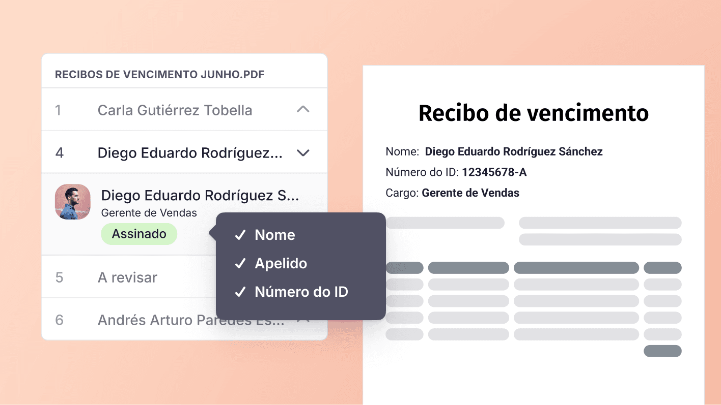 Gira a distribuição dos recibos de vencimento de forma eficiente