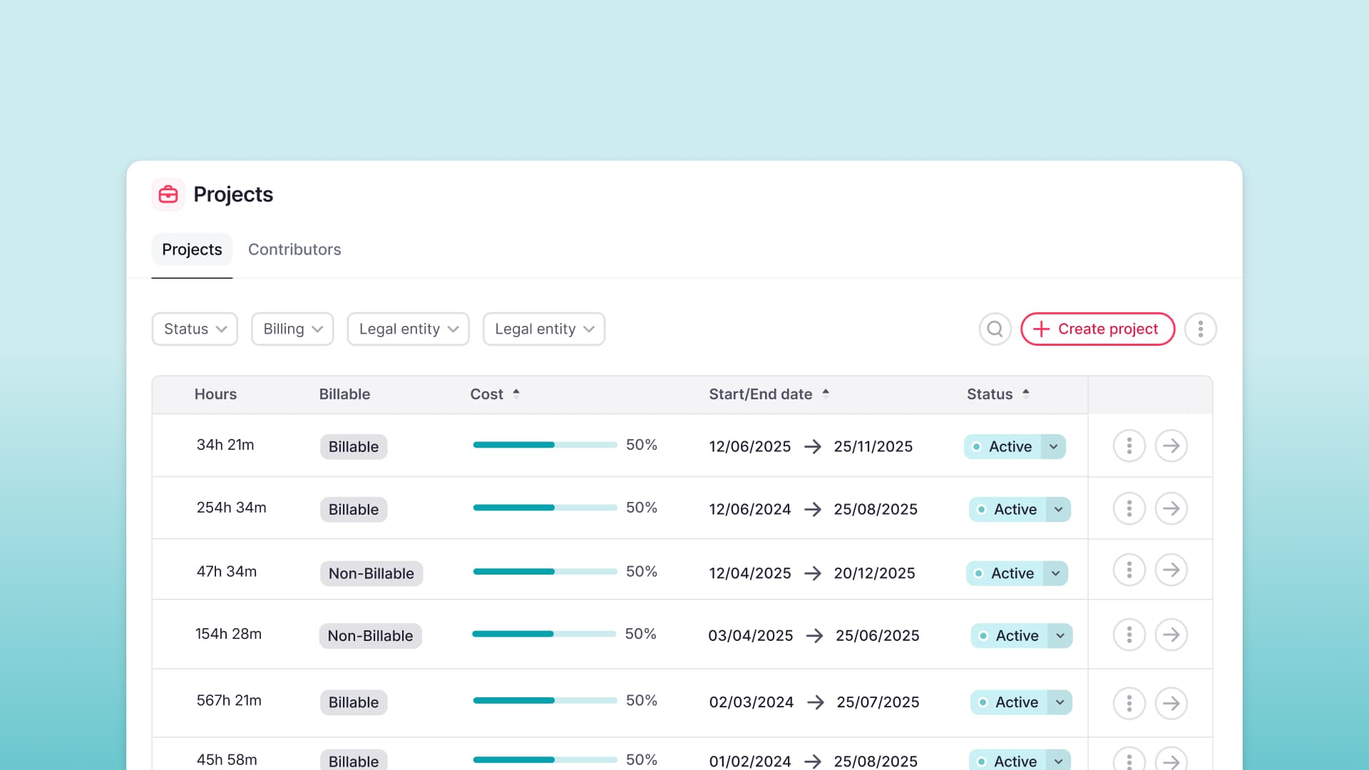 Adicione o estado de rascunho aos projetos