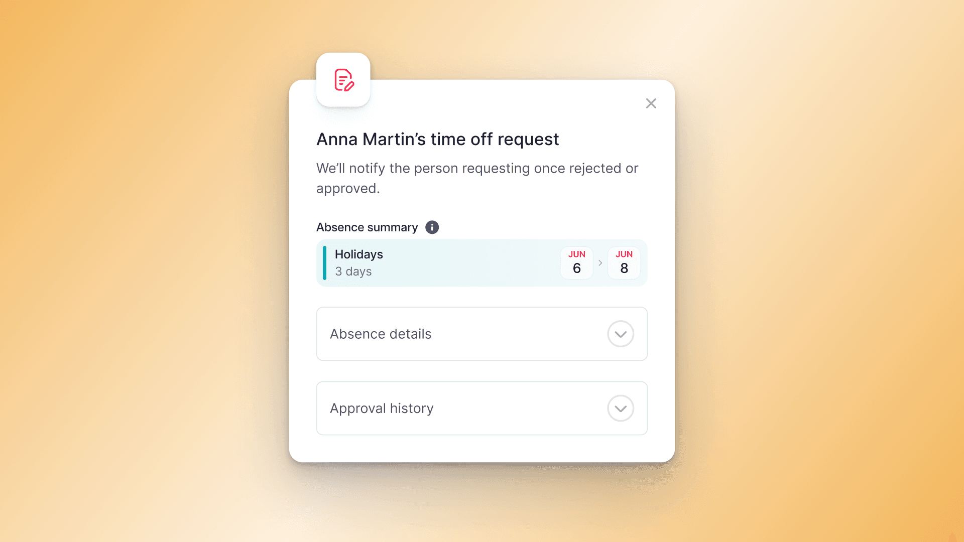 Recomendações inteligentes para gerir ausências