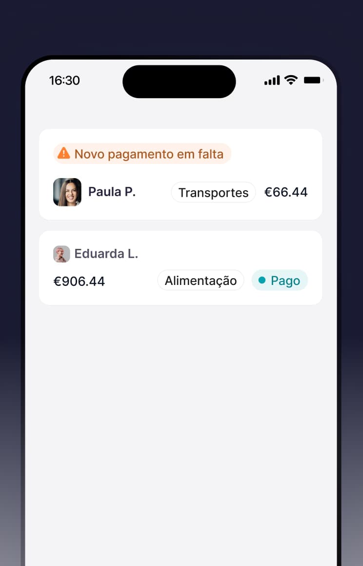 Sistema de controle de ponto com registros de entrada e saída