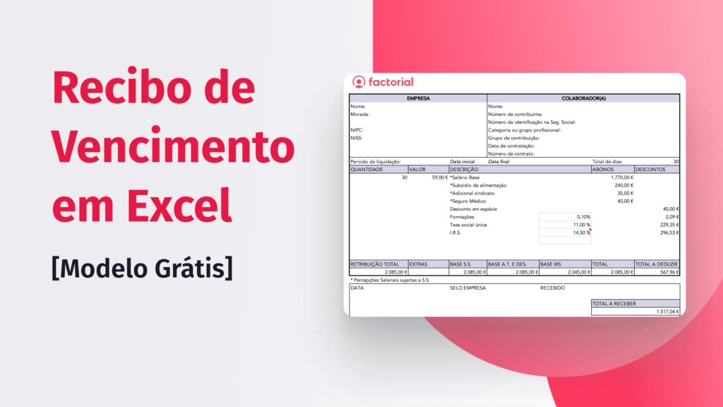 Modelo De Recibo De Vencimento Em Excel Image To U 9699