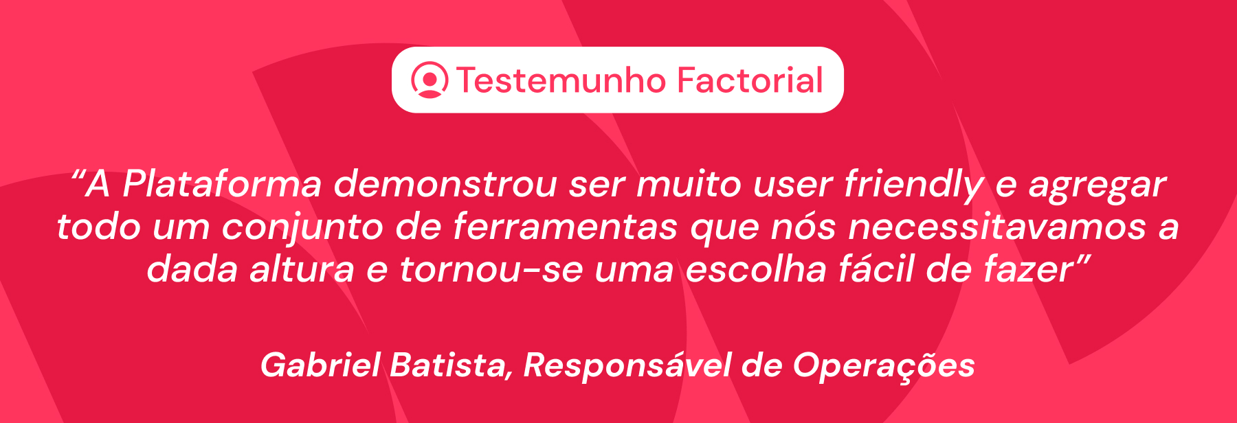 Taberna Londrina - testemunho factorial