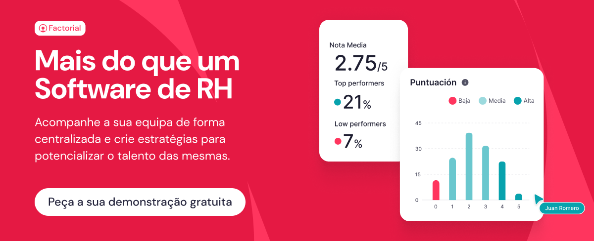 A Factorial centraliza todos os processos de RH