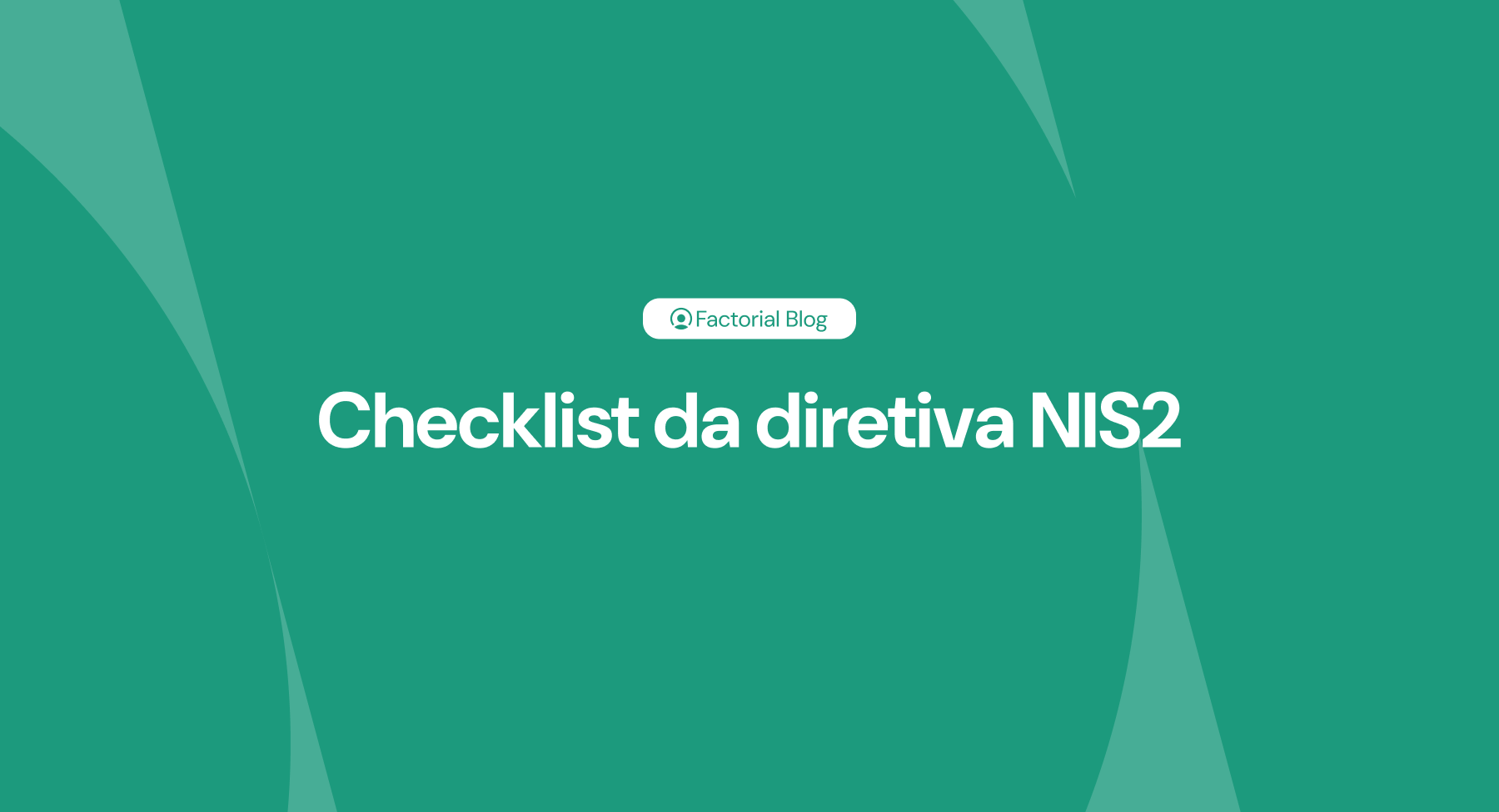 Checklist da diretiva NIS2